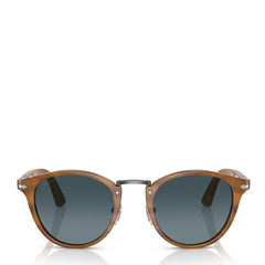 Persol 0PO3108S 960/S3 49 Sunglasses Striped Brown / Blue - Parasol Store