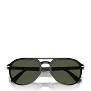 Persol 0PO3235S 95/31 55 Sunglasses Black / Green - Parasol Store