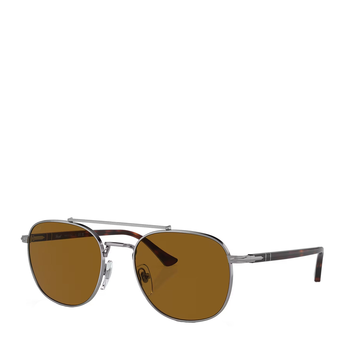 Persol PO1006S Sunglasses Gunmetal / Brown Lens Persol