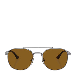 Persol PO1006S Sunglasses Gunmetal / Brown Lens Persol
