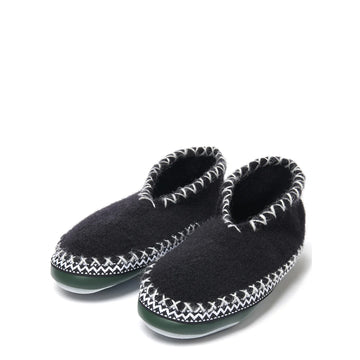 Plakolm Womens Wool Slipper Black