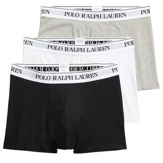 Polo Ralph Lauren Classic Stretch-Cotton Trunk 3-Pack And Hthr/Black/White - Parasol Store