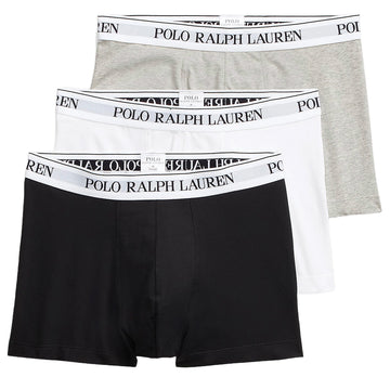 Polo Ralph Lauren Classic Stretch-Cotton Trunk 3-Pack And Hthr/Black/White - Parasol Store