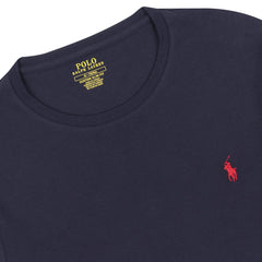 Polo Ralph Lauren Custom Slim Fit Cotton LS T-Shirt Ink Navy - Parasol Store
