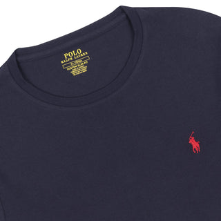 Polo Ralph Lauren Custom Slim Fit Cotton LS T-Shirt Ink Navy - Parasol Store