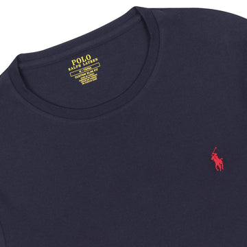 Polo Ralph Lauren Custom Slim Fit Cotton LS T-Shirt Ink Navy - Parasol Store