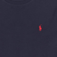 Polo Ralph Lauren Custom Slim Fit Cotton LS T-Shirt Ink Navy - Parasol Store