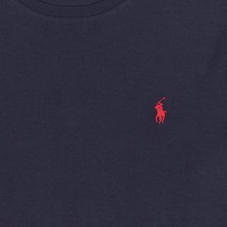Polo Ralph Lauren Custom Slim Fit Cotton LS T-Shirt Ink Navy - Parasol Store