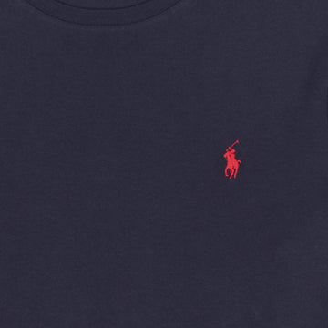 Polo Ralph Lauren Custom Slim Fit Cotton LS T-Shirt Ink Navy - Parasol Store