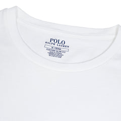 Polo Ralph Lauren Custom Slim Fit Cotton T-Shirt White