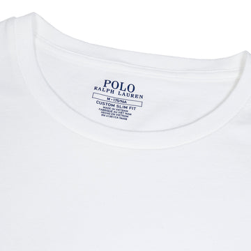 Polo Ralph Lauren Custom Slim Fit Cotton T-Shirt White