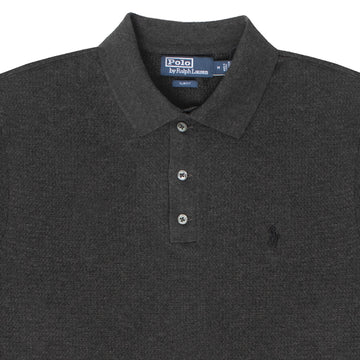 Polo Ralph Lauren Custom Slim Fit Mesh L/S Polo Windsor Heather - Parasol Store
