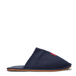 Polo Ralph Lauren Klarence Twill Slipper Navy - Parasol Store