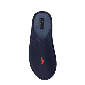 Polo Ralph Lauren Klarence Twill Slipper Navy - Parasol Store
