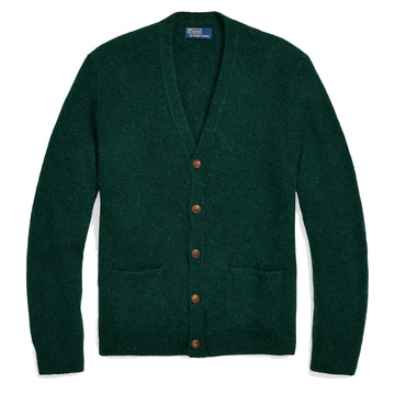 Polo Ralph Lauren Knit Cardigan Vacation Green Heather - Parasol Store
