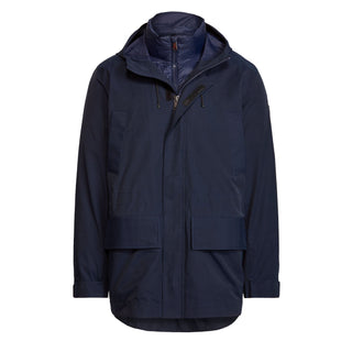 Polo Ralph Lauren Twill Hooded Coat and Quilted Liner Collection Navy
