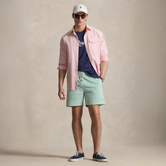 Polo Ralph Lauren 14.5 cm Traveller Swimming Trunks Key West Green Stripe - Parasol Store