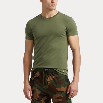 Polo Ralph Lauren 3-Pack S/S Crew Undershirt Light Olive / Classic Drab Olive / Defender Green