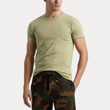 Polo Ralph Lauren 3-Pack S/S Crew Undershirt Light Olive / Classic Drab Olive / Defender Green