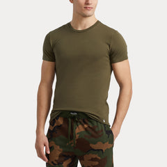 Polo Ralph Lauren 3-Pack S/S Crew Undershirt Light Olive / Classic Drab Olive / Defender Green
