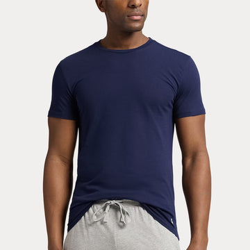 Polo Ralph Lauren 3-Pack S/S Crew Undershirt Navy / Barclay Heather / White - Parasol Store