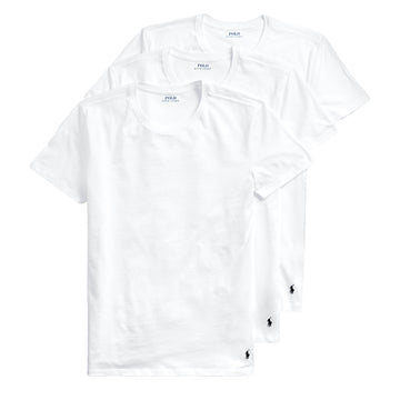 Polo Ralph Lauren 3-Pack S/S Crew Undershirt White - Parasol Store