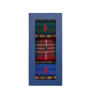 Polo Ralph Lauren 3 Pack Patterned Trouser Sock Black Multi