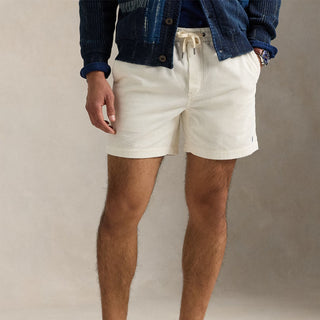 Polo Ralph Lauren 6 Inch Prepster Corduroy Short White - Parasol Store
