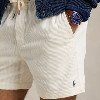 Polo Ralph Lauren 6 Inch Prepster Corduroy Short White - Parasol Store