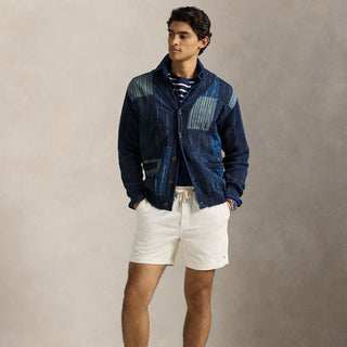 Polo Ralph Lauren 6 Inch Prepster Corduroy Short White - Parasol Store