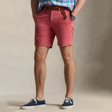 Polo Ralph Lauren 8-Inch Stretch Straight Fit Chino Short Adirondack Berry