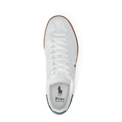 Polo Ralph Lauren Bedford Suede Trainer Bianco / College Green - Parasol Store