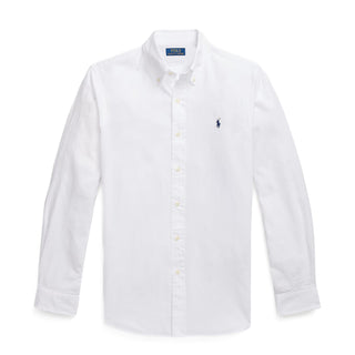 Polo Ralph Lauren Button Down Custom Fit Shirt White - Parasol Store