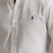 Polo Ralph Lauren Button Down Custom Fit Shirt White - Parasol Store