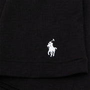 Polo Ralph Lauren Logo Cotton Jersey Sleep Shirt Polo Black Polo Tee - Parasol Store