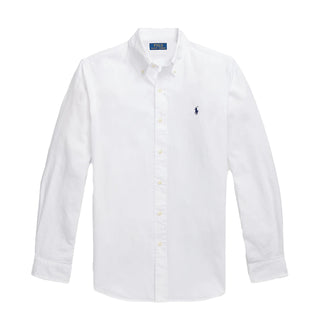 Polo Ralph Lauren Button Down Custom Fit Shirt White - Parasol Store
