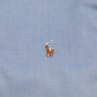 Polo Ralph Lauren Slim Fit Oxford Button Down Shirt True Blue / White - Parasol Store