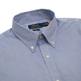 Polo Ralph Lauren Slim Fit Oxford Button Down Shirt True Blue / White - Parasol Store