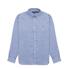 Polo Ralph Lauren Slim Fit Oxford Button Down Shirt True Blue / White - Parasol Store