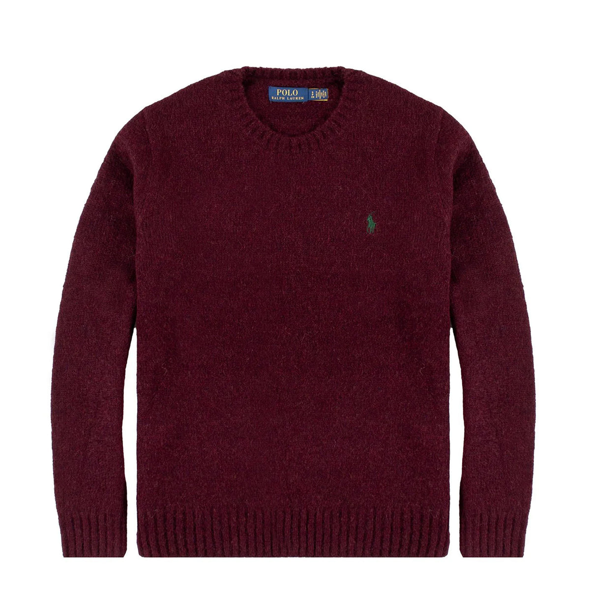 Chunky Ralph Polo Ralph Lauren Chunky Crew Knit Aged Wine Heather – Parasol Store