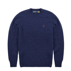 Polo Ralph Lauren Chunky Crew Knit Bright Navy - Parasol Store