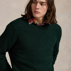 Polo Ralph Lauren Chunky Crew Knit Moss Agate - Parasol Store