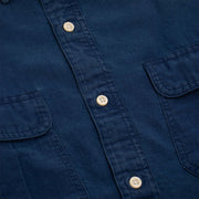 Polo Ralph Lauren Classic Fit Indigo Popover Workshirt Slub Indigo - Parasol Store