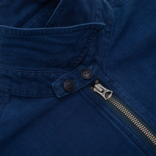 Polo Ralph Lauren Classic Fit Indigo Popover Workshirt Slub Indigo - Parasol Store