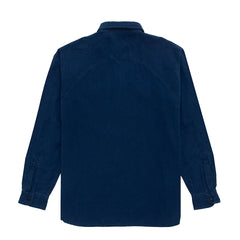 Polo Ralph Lauren Classic Fit Indigo Popover Workshirt Slub Indigo - Parasol Store