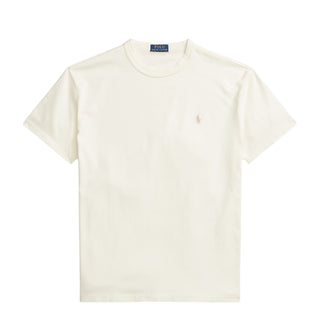 Polo Ralph Lauren Classic Fit Jersey Crewneck T-Shirt Clubhouse Cream - Parasol Store
