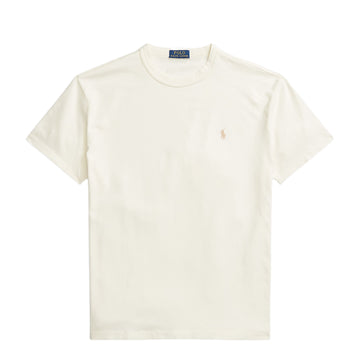 Polo Ralph Lauren Classic Fit Jersey Crewneck T-Shirt Clubhouse Cream - Parasol Store