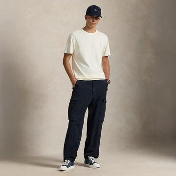 Polo Ralph Lauren Classic Fit Jersey Crewneck T-Shirt Clubhouse Cream - Parasol Store