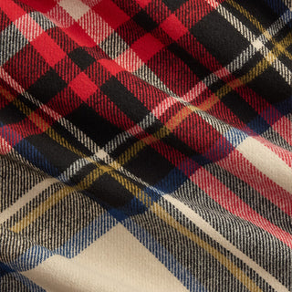 Polo Ralph Lauren Classic Fit Plaid Flannel Workshirt Cream / Red / Multi - Parasol Store