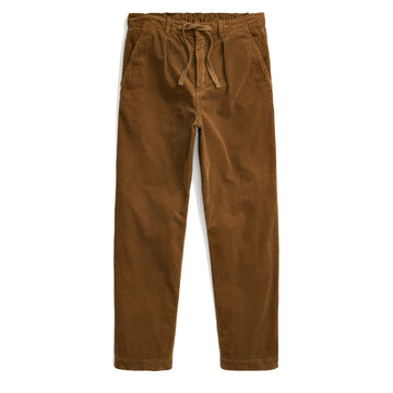 Polo Ralph Lauren Classic Fit Pleated Corduroy Pant Workwear Tan - Parasol Store